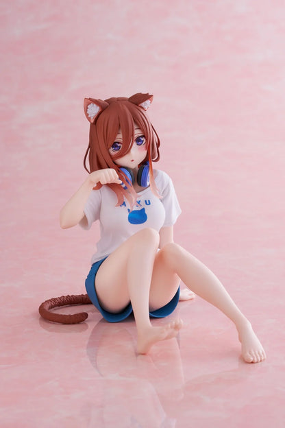 Taito - The Quintessential Quintuplets - Miku Nakano - Desktop Cute Cat Ver. Figure