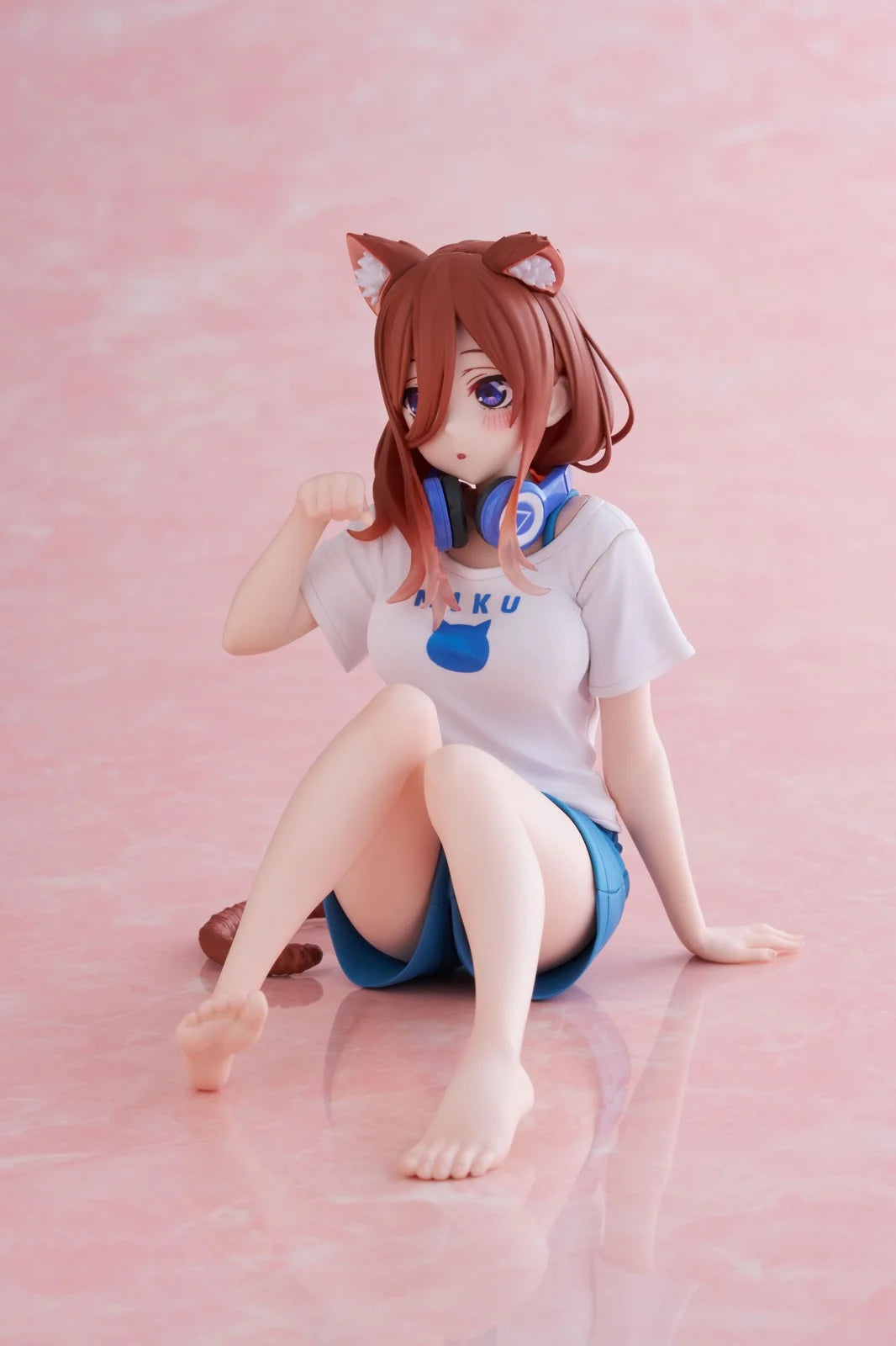 Taito - The Quintessential Quintuplets - Miku Nakano - Desktop Cute Cat Ver. Figure