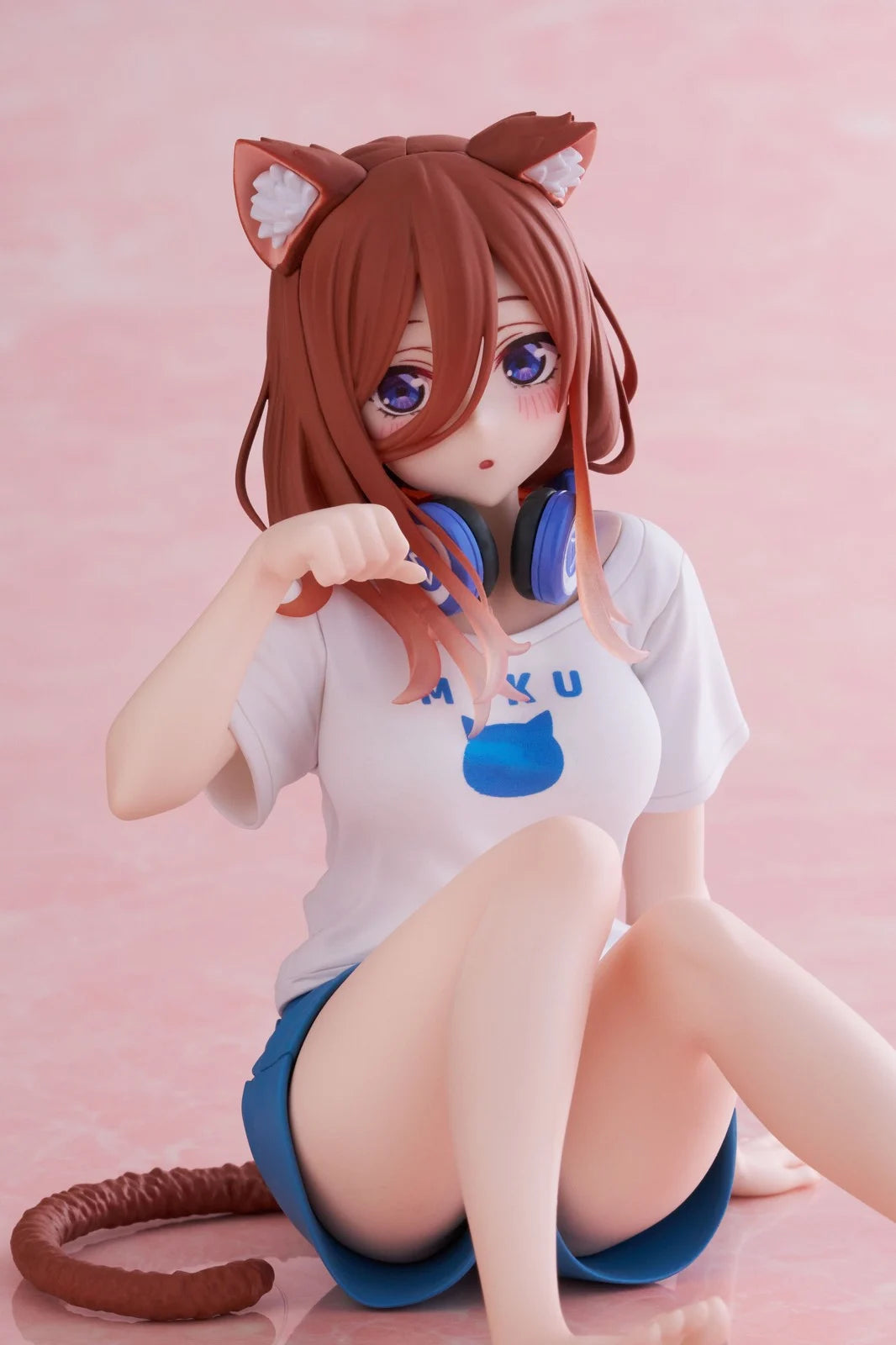 Taito - The Quintessential Quintuplets - Miku Nakano - Desktop Cute Cat Ver. Figure