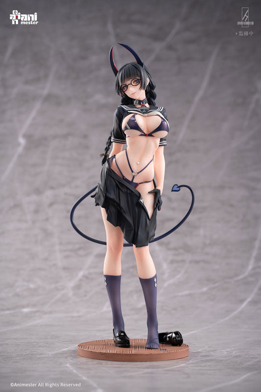 Animester Succubus Class President Reina Illustration by Ban! 1/6 Complete Figure with Bonus