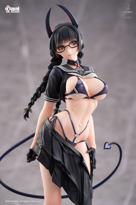 Animester Succubus Class President Reina Illustration by Ban! 1/6 Complete Figure with Bonus