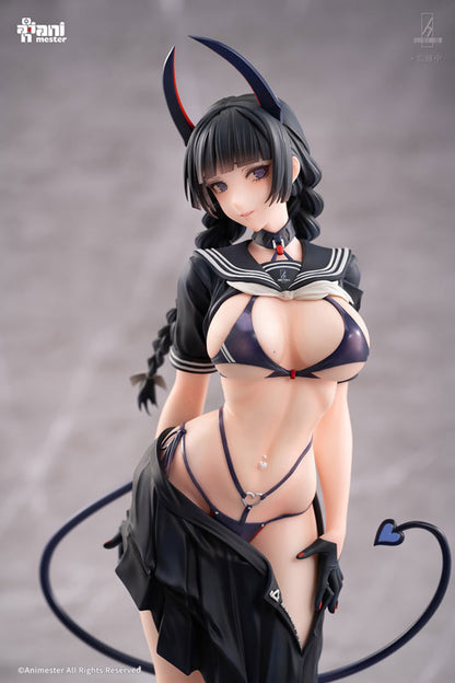 Animester Succubus Class President Reina Illustration by Ban! 1/6 Complete Figure with Bonus