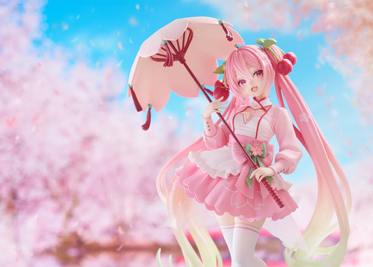 Taito - Vocaloid Sakura Miku (Sakura Dress Ver.) AMP+ Figure