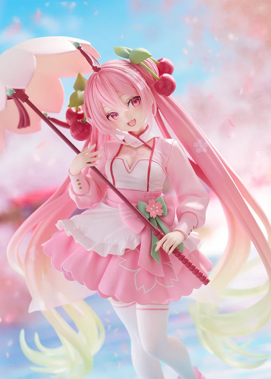 Taito - Vocaloid Sakura Miku (Sakura Dress Ver.) AMP+ Figure