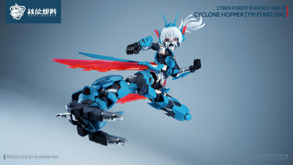 Nuke Matrix- Cyber Forest Fantasy Girls Cyclone Hopper Yip Fung Sim 1/12 Scale Model Kit (With Bonus)