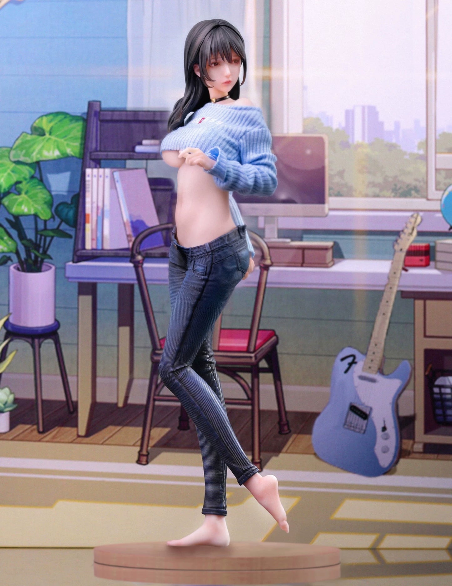 She Is Real Guitar MeiMei 1/6 Scale Figure