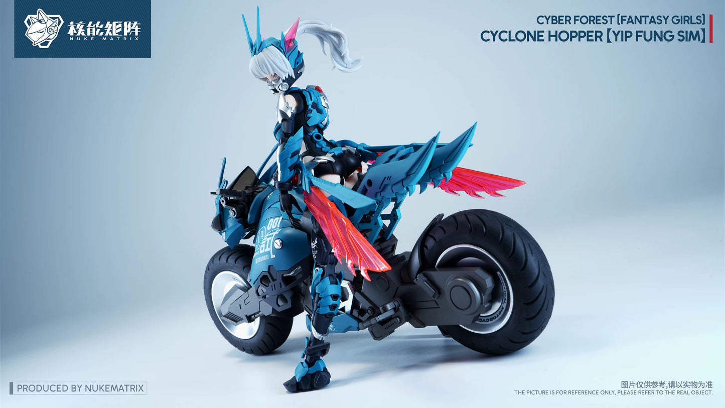 Nuke Matrix- Cyber Forest Fantasy Girls Cyclone Hopper Yip Fung Sim 1/12 Scale Model Kit (With Bonus)