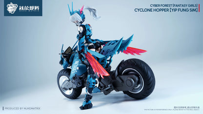 Nuke Matrix- Cyber Forest Fantasy Girls Cyclone Hopper Yip Fung Sim 1/12 Scale Model Kit (With Bonus)
