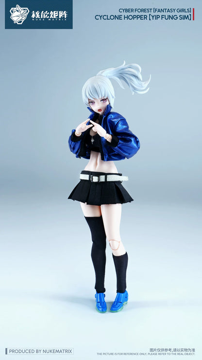 Nuke Matrix- Cyber Forest Fantasy Girls Cyclone Hopper Yip Fung Sim 1/12 Scale Model Kit (With Bonus)