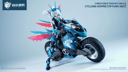 Nuke Matrix- Cyber Forest Fantasy Girls Cyclone Hopper Yip Fung Sim 1/12 Scale Model Kit (With Bonus)