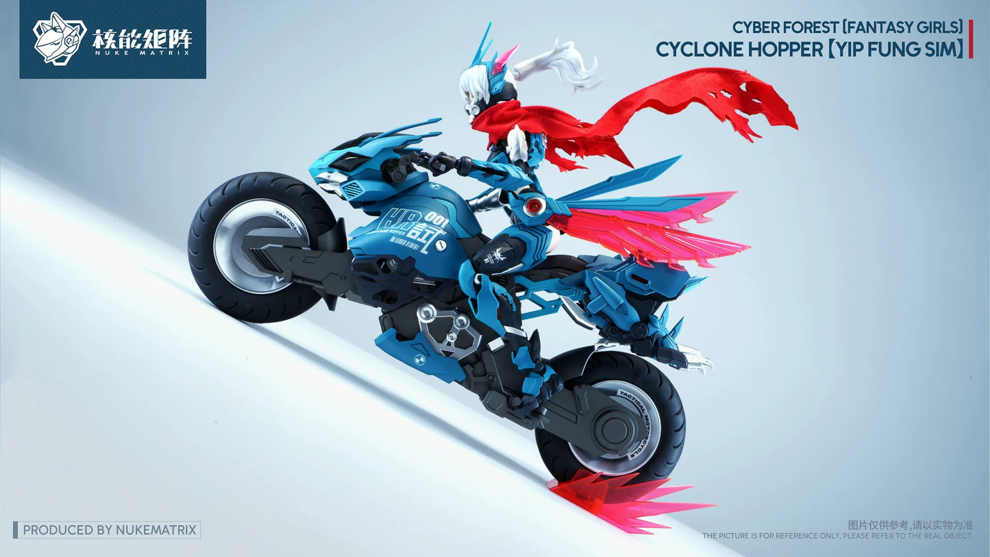 Nuke Matrix- Cyber Forest Fantasy Girls Cyclone Hopper Yip Fung Sim 1/12 Scale Model Kit (With Bonus)