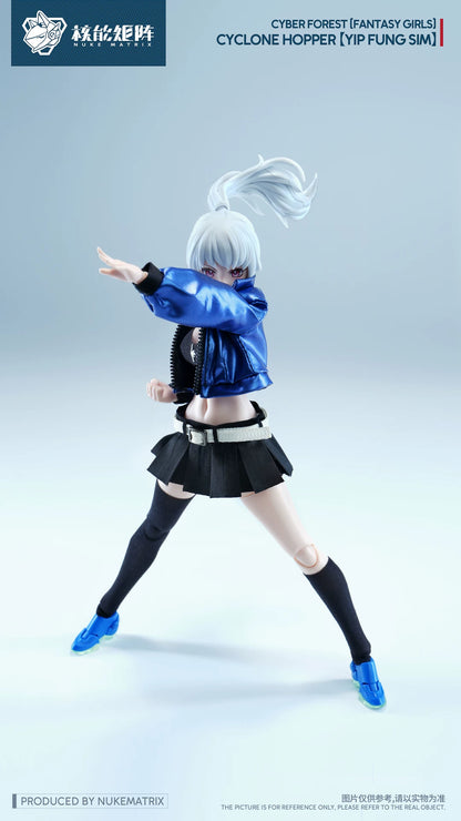 Nuke Matrix- Cyber Forest Fantasy Girls Cyclone Hopper Yip Fung Sim 1/12 Scale Model Kit (With Bonus)