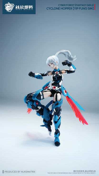 Nuke Matrix- Cyber Forest Fantasy Girls Cyclone Hopper Yip Fung Sim 1/12 Scale Model Kit (With Bonus)