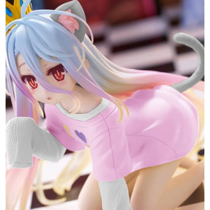 Taito - No Game No Life - Shiro - Desktop Cute Cat Ear White T-Shirt Ver. Figure