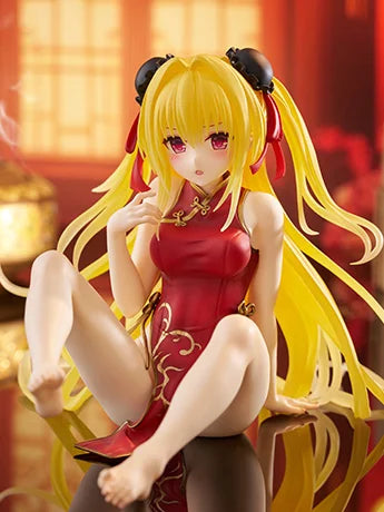 To Love-Ru Darkness Desktop Cute Golden Darkness (Chinese Dress Ver.) Figure by Taito