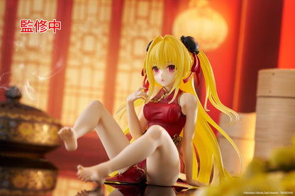 To Love-Ru Darkness Desktop Cute Golden Darkness (Chinese Dress Ver.) Figure by Taito