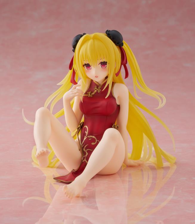 To Love-Ru Darkness Desktop Cute Golden Darkness (Chinese Dress Ver.) Figure by Taito