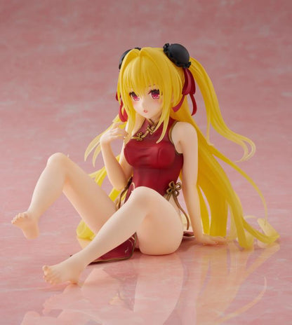 To Love-Ru Darkness Desktop Cute Golden Darkness (Chinese Dress Ver.) Figure by Taito