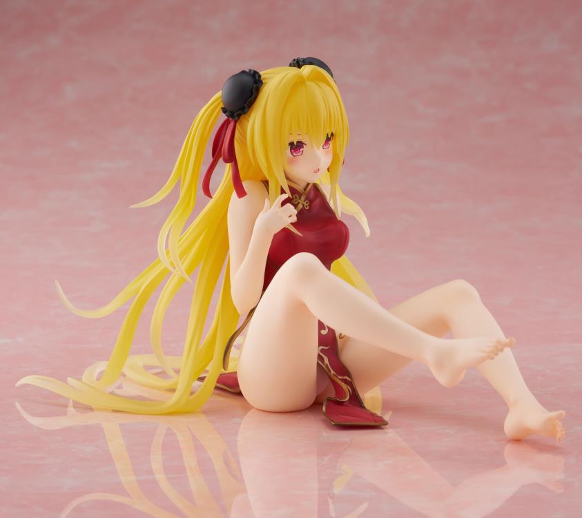 To Love-Ru Darkness Desktop Cute Golden Darkness (Chinese Dress Ver.) Figure by Taito