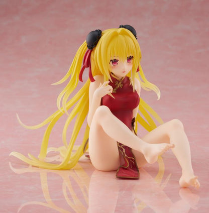 To Love-Ru Darkness Desktop Cute Golden Darkness (Chinese Dress Ver.) Figure by Taito