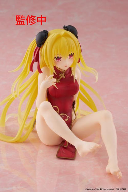To Love-Ru Darkness Desktop Cute Golden Darkness (Chinese Dress Ver.) Figure by Taito