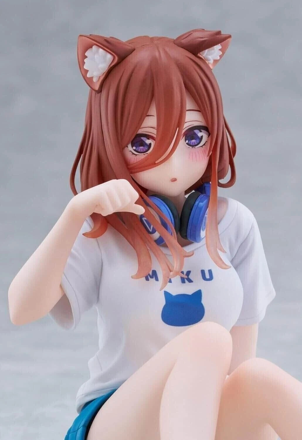 Taito - The Quintessential Quintuplets - Miku Nakano - Desktop Cute Cat Ver. Figure