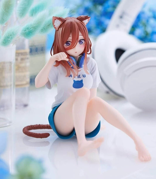 Taito - The Quintessential Quintuplets - Miku Nakano - Desktop Cute Cat Ver. Figure